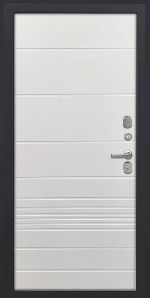 Входная дверь ДвериПРО Квадро ФЛ-700 (10мм, ясень белый) DPRO204425 внутренняя сторона