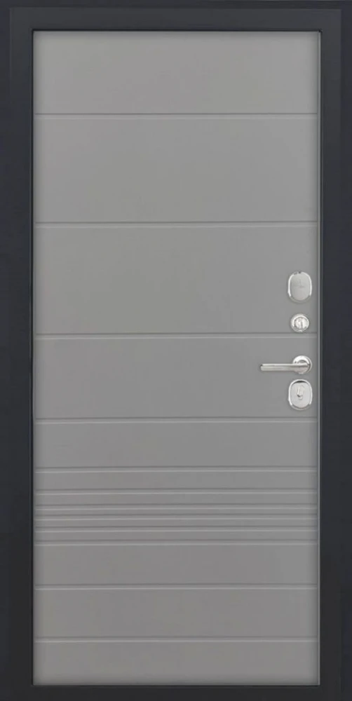 Входная дверь ДвериПРО Модель L-49 ФЛ-700 (10мм, ясень грей) DPRO204439 внутренняя сторона