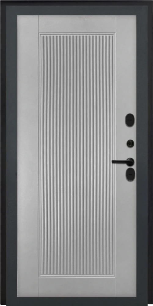 Входная дверь ДвериПРО Квадро ПВХ 10мм Астрод Velutto Grigio DPRO204615 внутренняя сторона